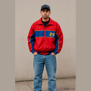 Retro 90's Chase Authentics Jeff Gordon Nascar Racing Jacket